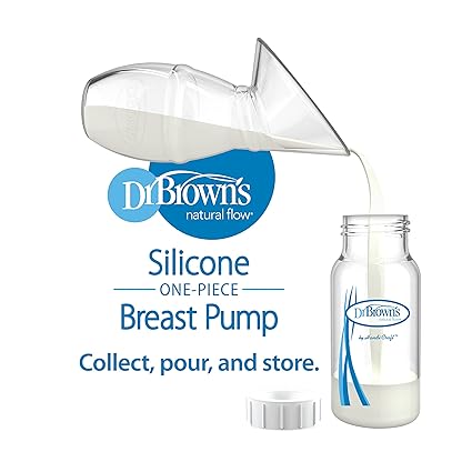 Dr Browns Silicone Hands Free One Piece Breast Pump With Anti Colic Options Dr Browns Yallatoys