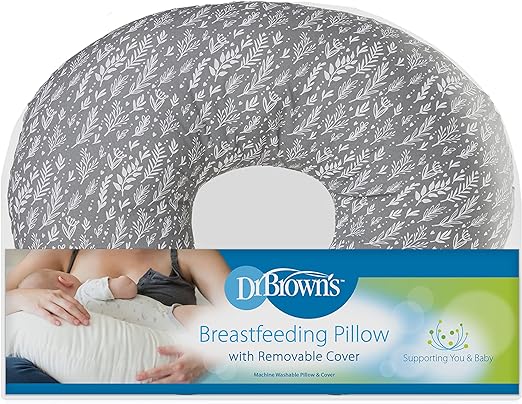 Dr Browns Breastfeeding Pillow With Cover Grey Dr Browns Yallatoys