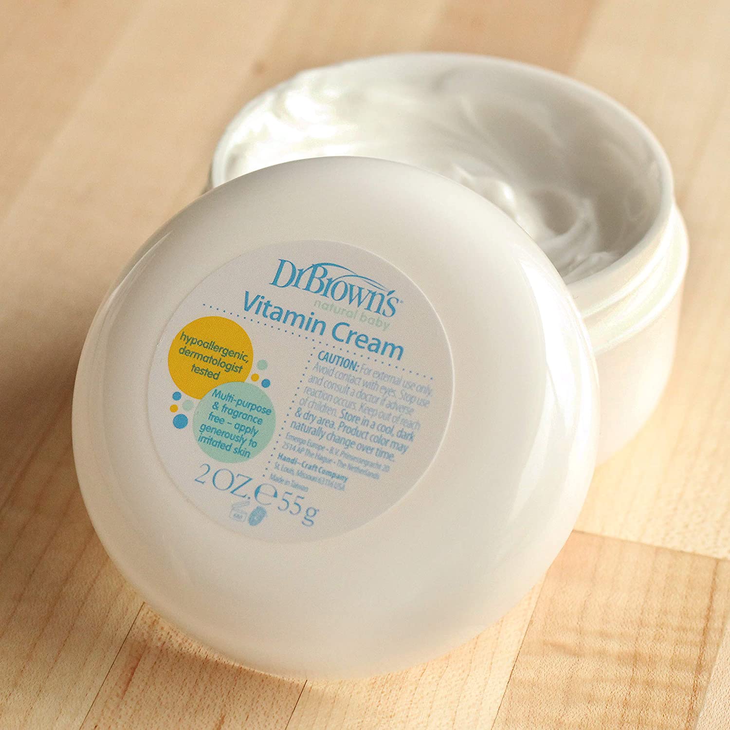Dr.Browns Natural Baby Vitamin Cream  2 Oz/55 G Dr Browns Yallatoys