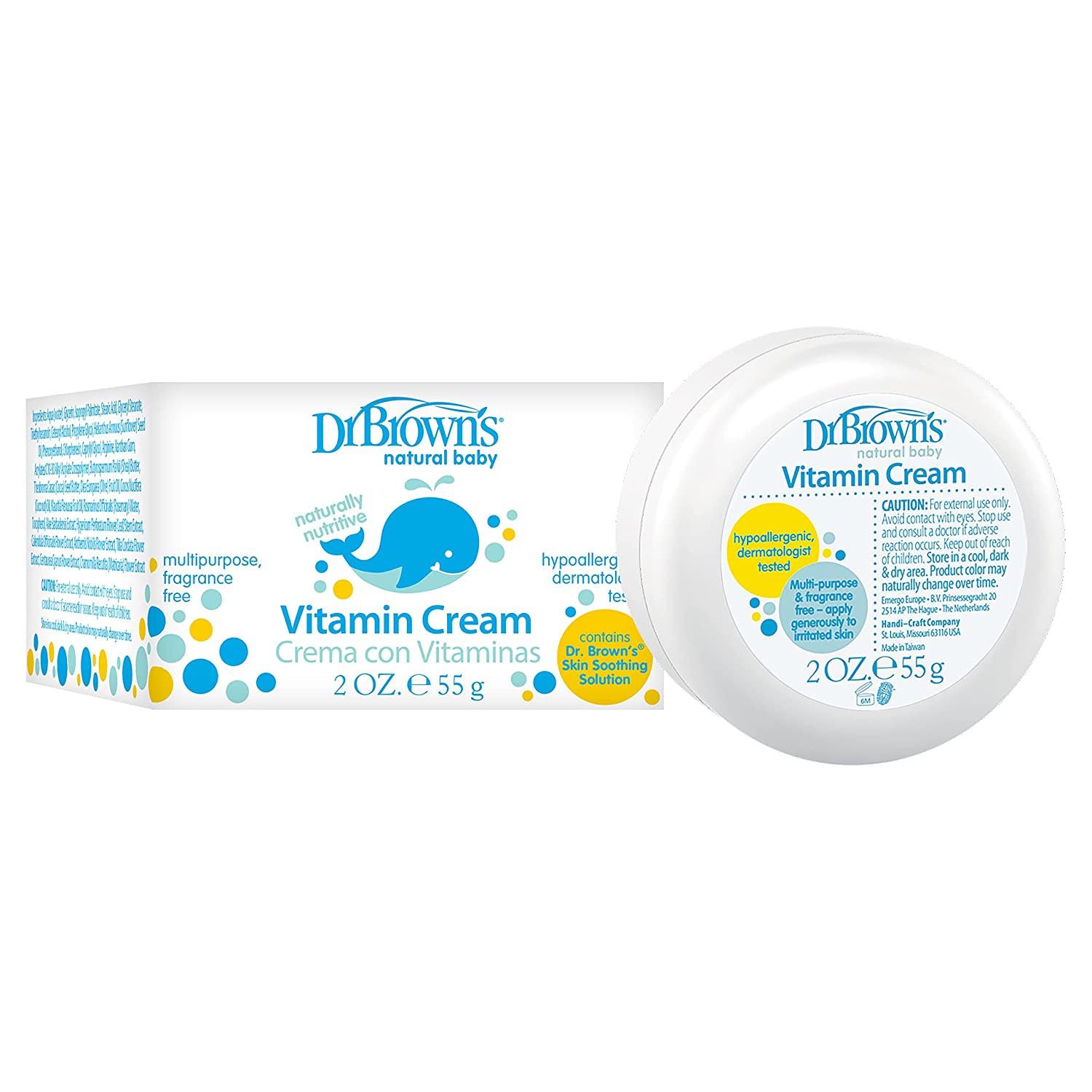 Dr.Browns Natural Baby Vitamin Cream  2 Oz/55 G Dr Browns Yallatoys