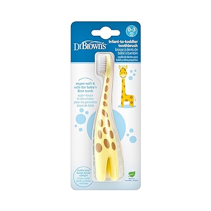 Dr Browns Infant toToddler Toothbrush Giraffe Dr Browns Yallatoys