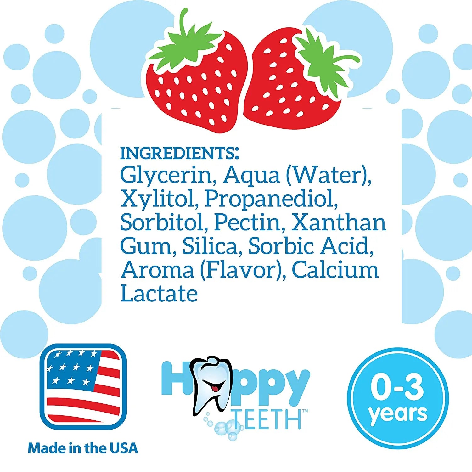 Dr.Browns Dr. Brown'S Happy Teeth Fluoride Free Toothpaste Strawberry 1 Pack Dr Browns Yallatoys