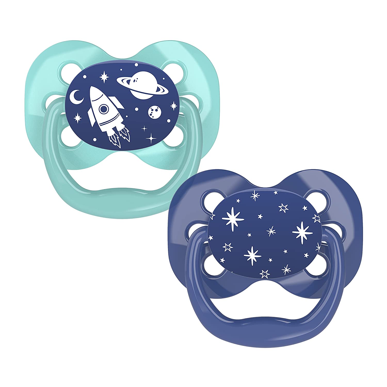Dr.Browns Advantage Pacifier Stage 1  Blue  2 Pack Dr Browns Yallatoys