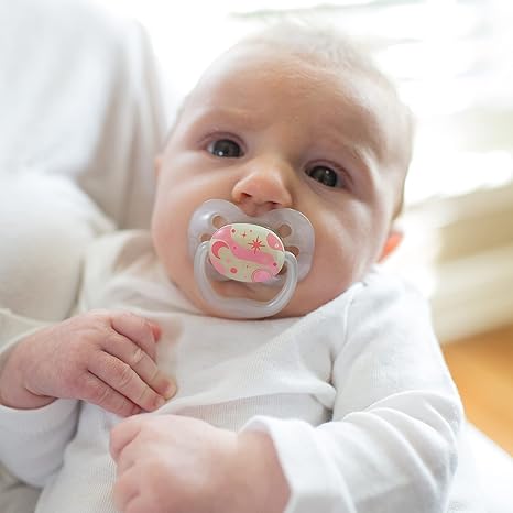 Dr Browns Advantage Glow in the Dark Baby Pacifier 2 Piece Pack of 1 Pink Dr Browns Yallatoys