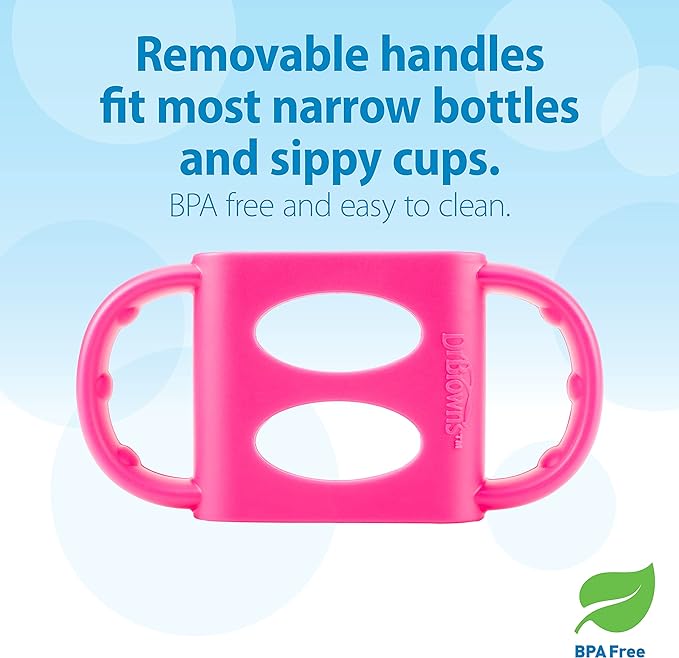 Dr Browns 8 Oz Pp Sippy Spout Bottle With Silicone Handles Pink Dr Browns Yallatoys