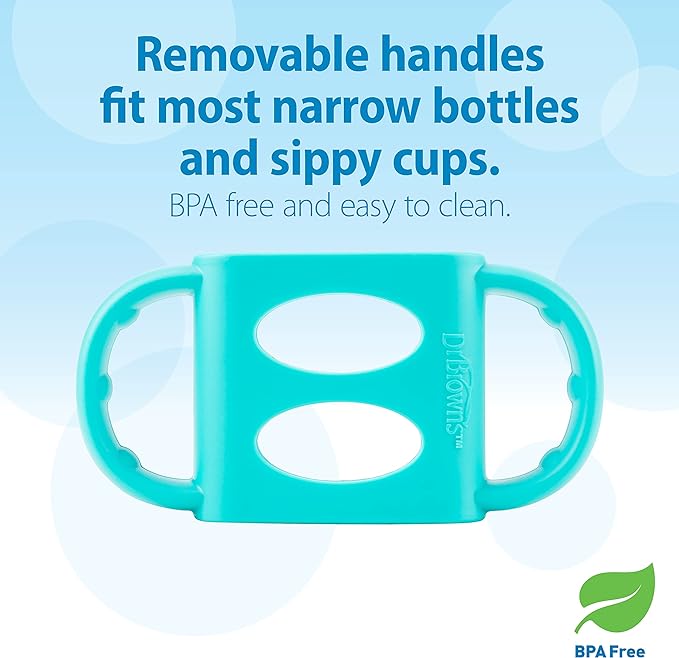 Dr Browns 8 Oz Pp Sippy Spout Bottle With Silicone Handles Turquoise Dr Browns Yallatoys