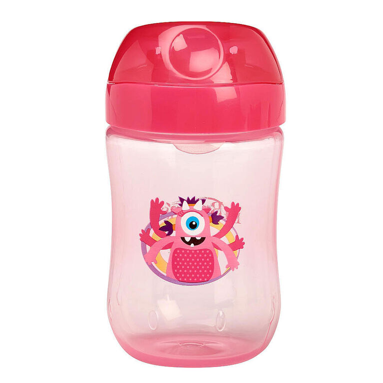 Dr Browns Soft-Spout Toddler Cup 9 oz Monster Pink Dr Browns Yallatoys