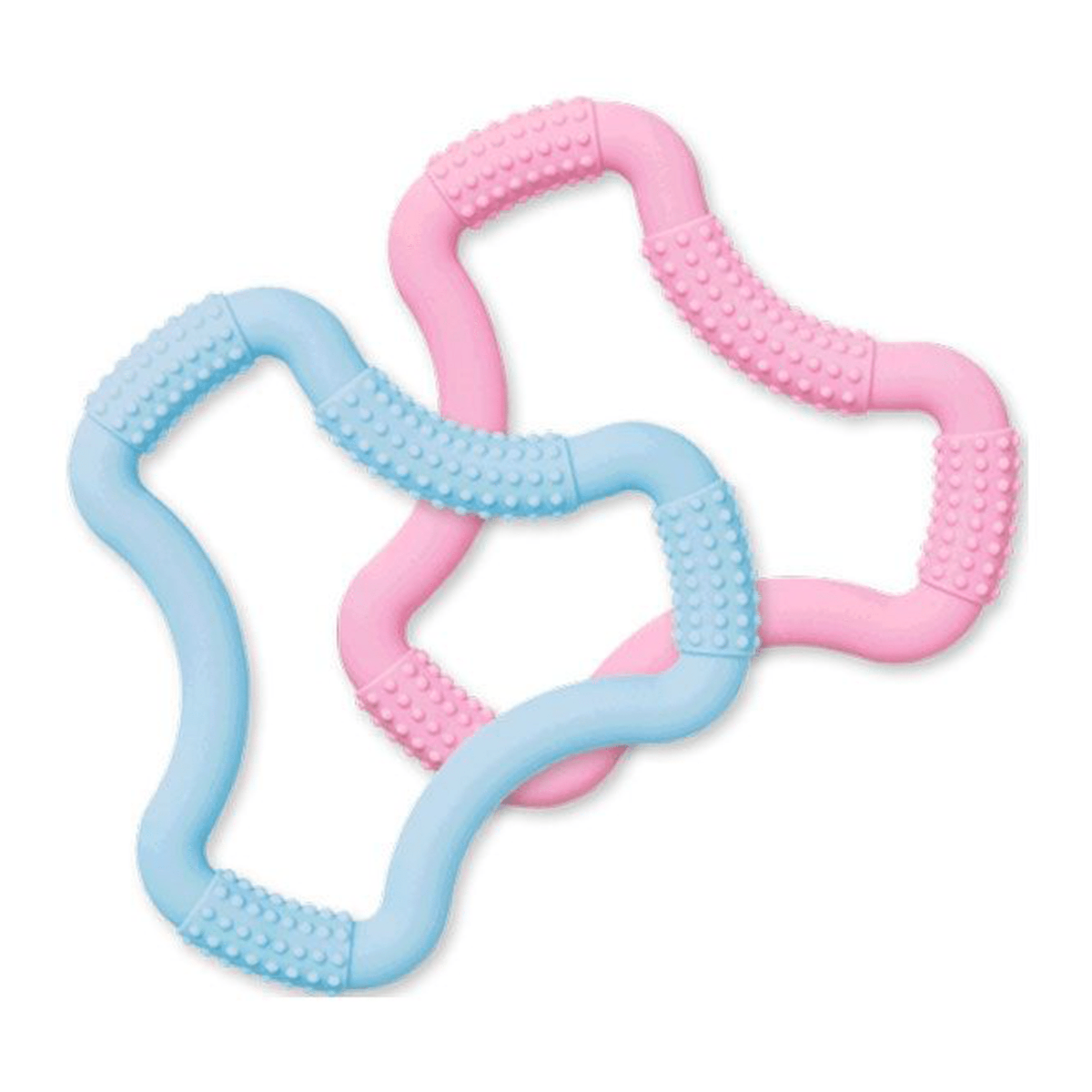 Dr Browns A Shaped Flexees Teether Blue and Pink Dr Browns Yallatoys