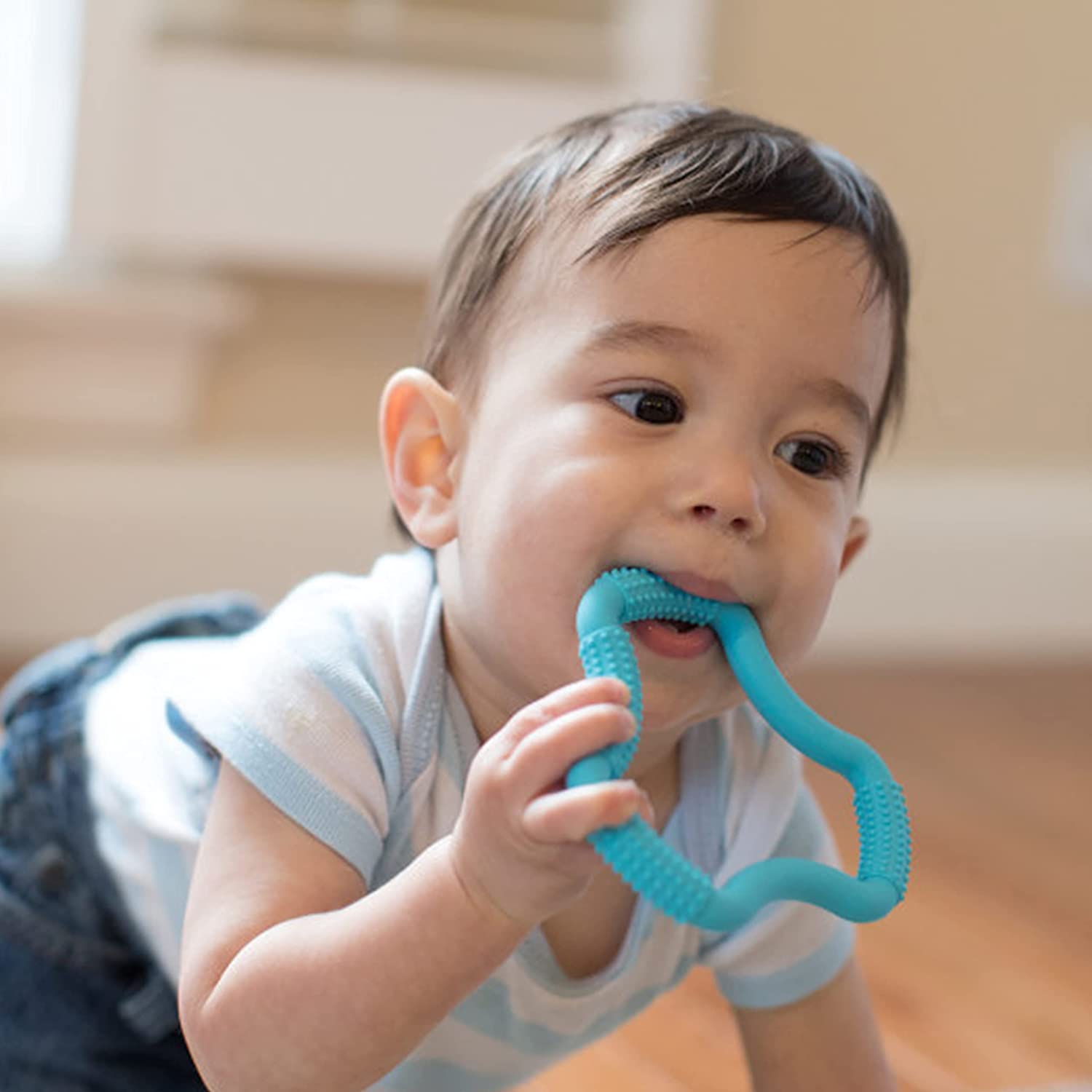 Dr.Browns A Shaped Teether "Flexees" Blue Dr Browns Yallatoys