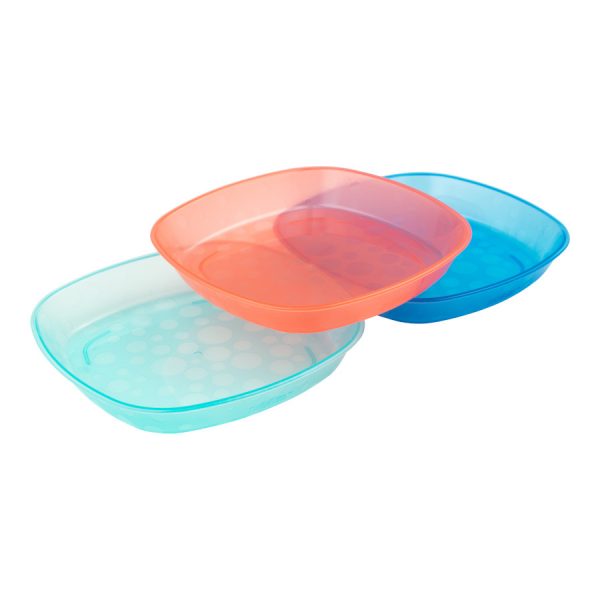 Dr Browns  Designed to Nourish Toddler Plate Pack of 3 Dr Browns Yallatoys