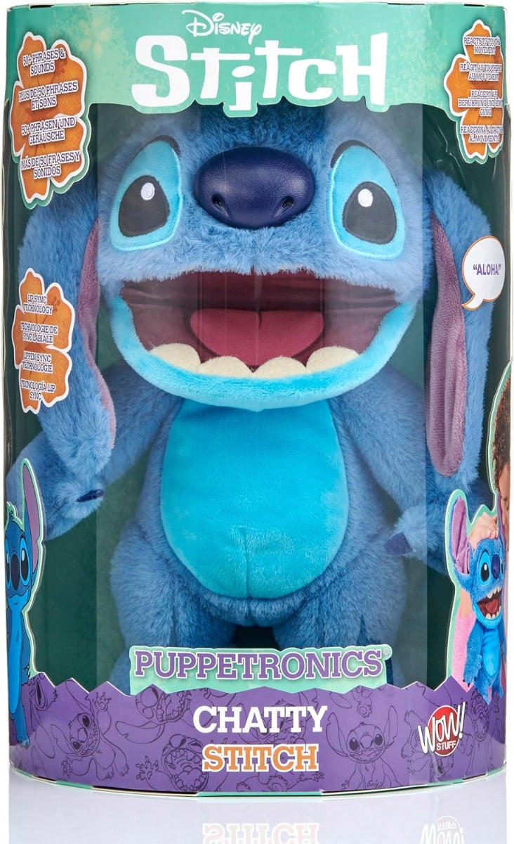 Buy Disney Stitch Realfx Chatty Puppetronic Plush | Yallatoys.com