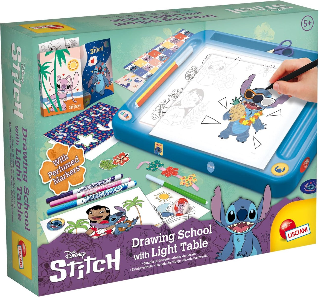 Buy Disney Stitch Drawing School with Light Table | Yallatoys.com