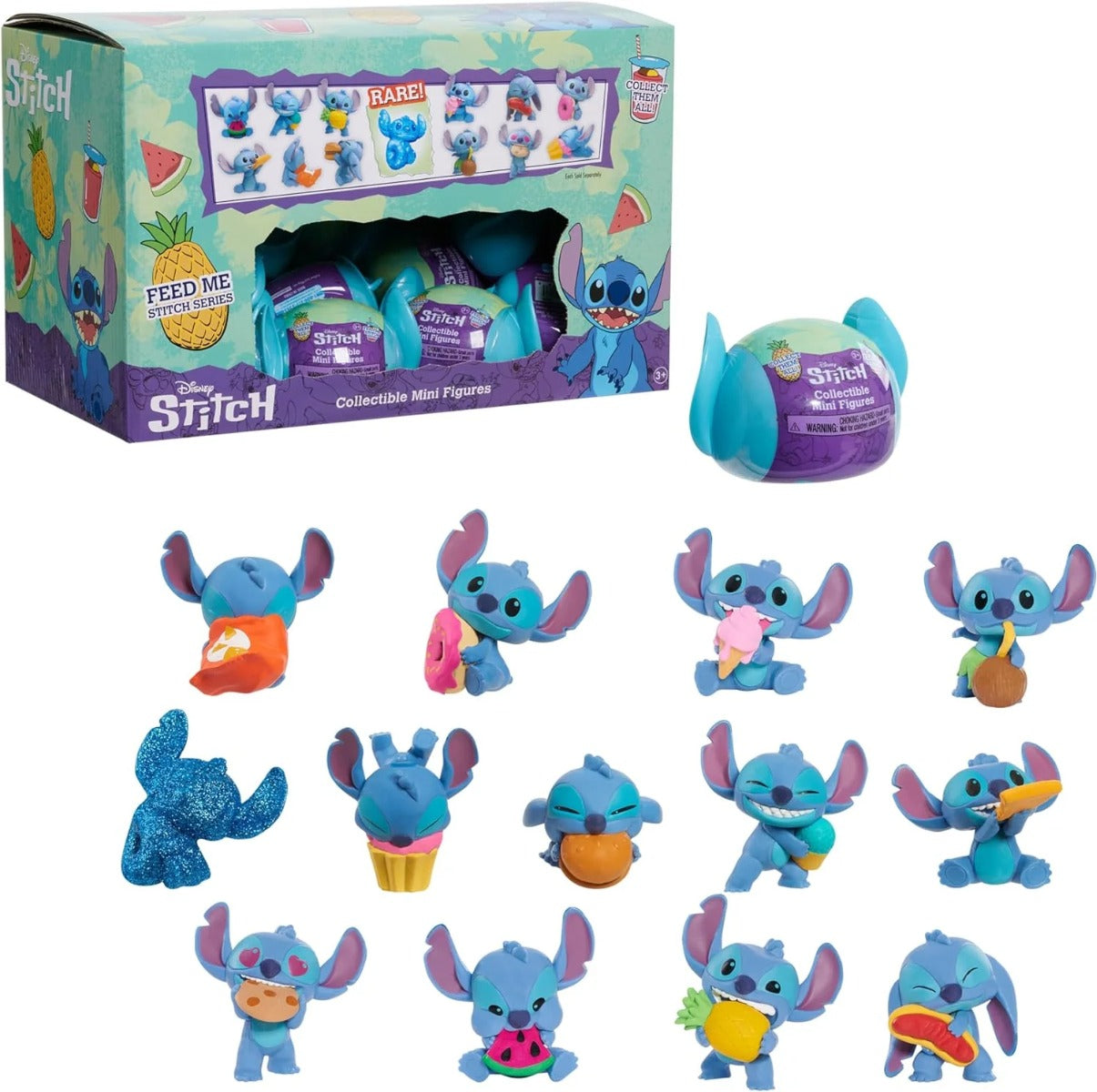 Buy Disney Stitch Feed Me Series 3 Collectible Mini Figures  | Yallatoys.com