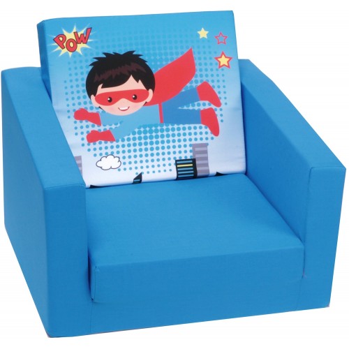 Buy Delsit Single Sofa Super Hero Blue | Yallatoys.com