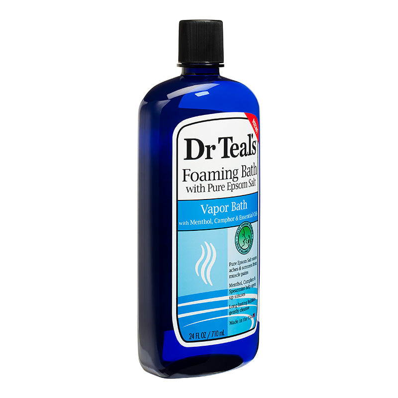 Dr Teals Foaming Bath With Pure Epsom Salt Vapor Bath With Menthol Camphor & Essential Oils 710ml Dr Teal's Yallatoys