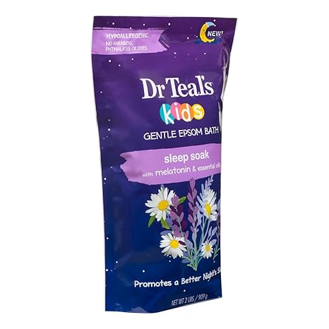 Dr Teals Kids Gentle Epsom Bath Sleep Soak with Melatonin & Essential Oils 909g Dr Teal's Yallatoys