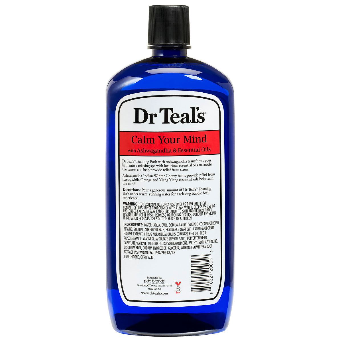 Dr Teals Ashwagandha Foaming Bath 1000ml Dr Teal's Yallatoys