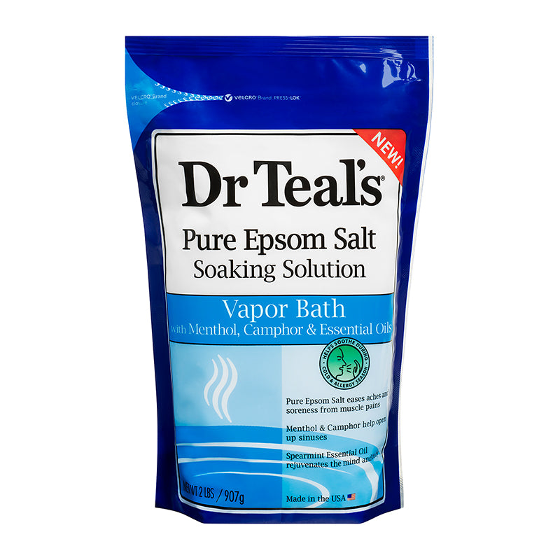 Dr Teals Vapor Epsom Salt Soak 907g Dr Teal's Yallatoys