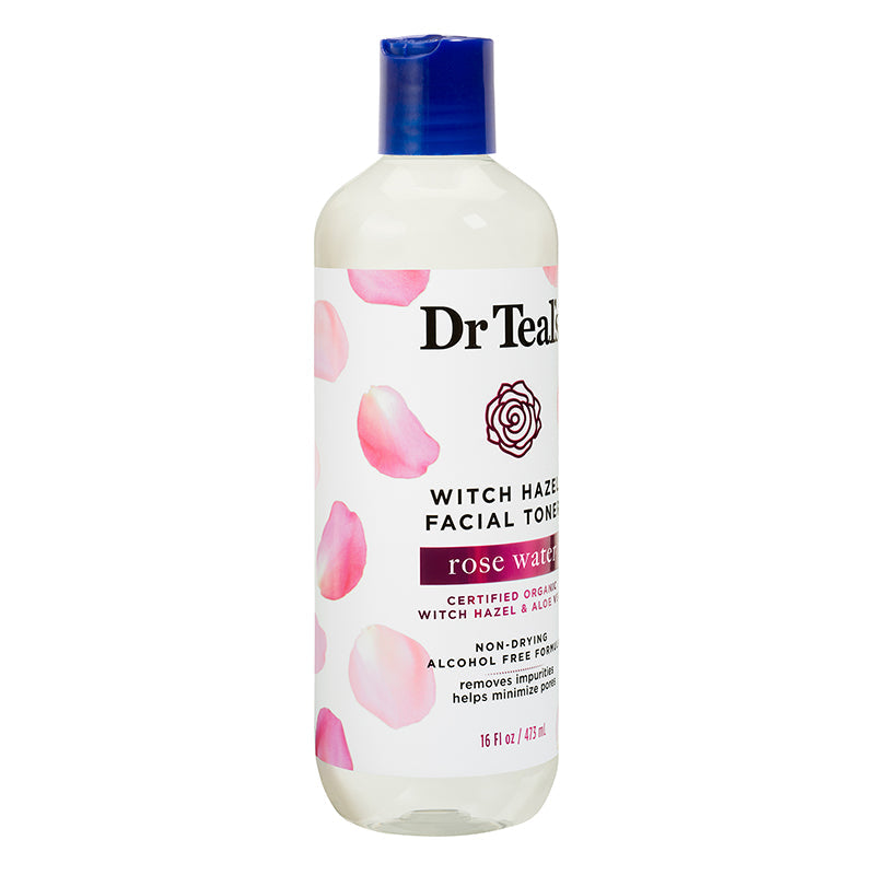 Dr Teals Rose Witch Hazel Facial Toner 473ml Dr Teal's Yallatoys