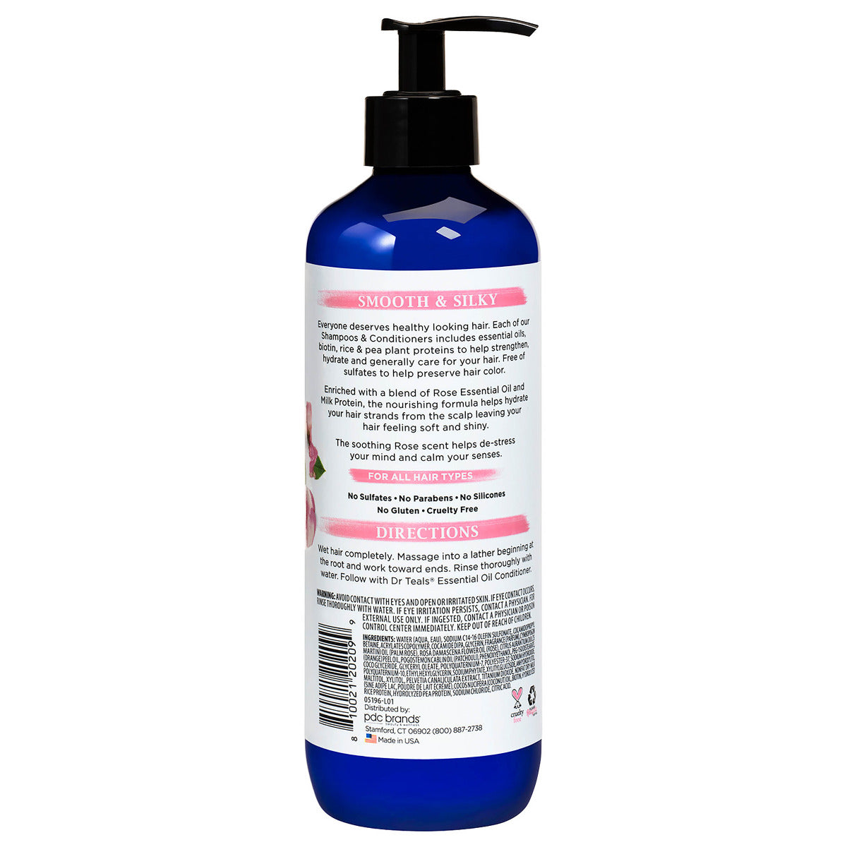 Dr Teals Rose & Milk Shampoo 473ml Dr Teal's Yallatoys