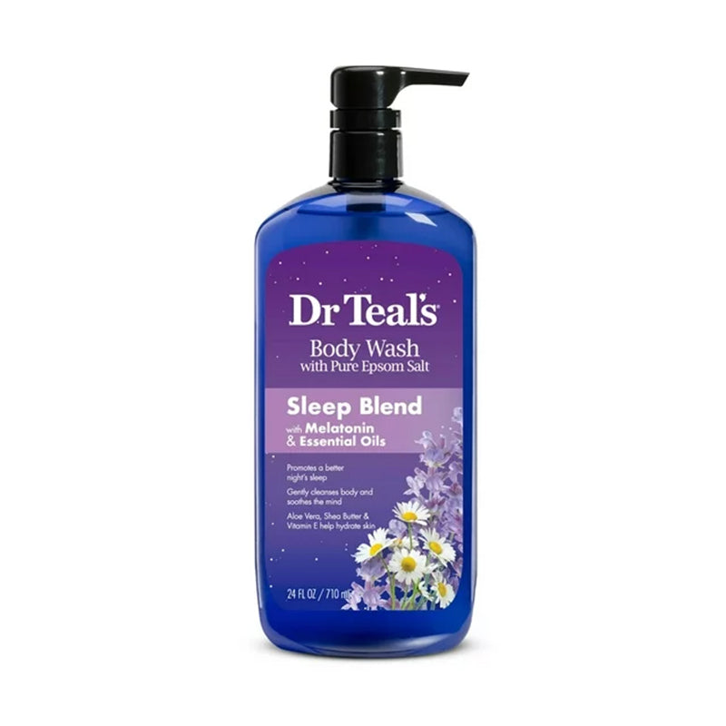 Dr Teals Body Wash With Pure Epsom Salt Sleep Blend With Melatonin 710ml Dr Teal's Yallatoys