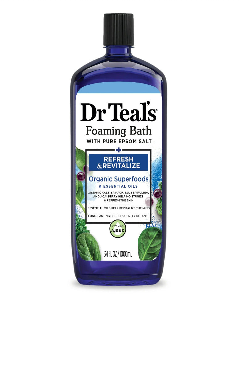 Dr Teals Superfoods Foaming Bath 1000ml Dr Teal's Yallatoys