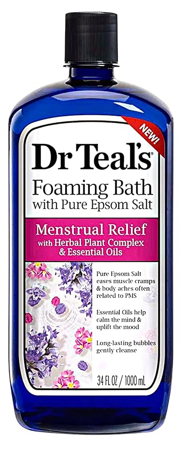 Dr Teals Menstrual Relief Foaming Bath 1000ml Dr Teal's Yallatoys