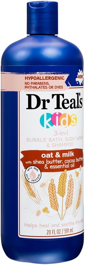 Dr Teals Kids Oat & Milk 3 In 1 591ml Dr Teal's Yallatoys