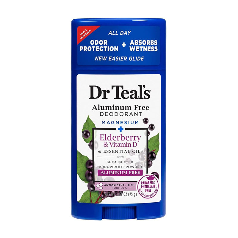 Dr Teals Elderberry & Vitamin D Deoderant Stick 75g Dr Teal's Yallatoys