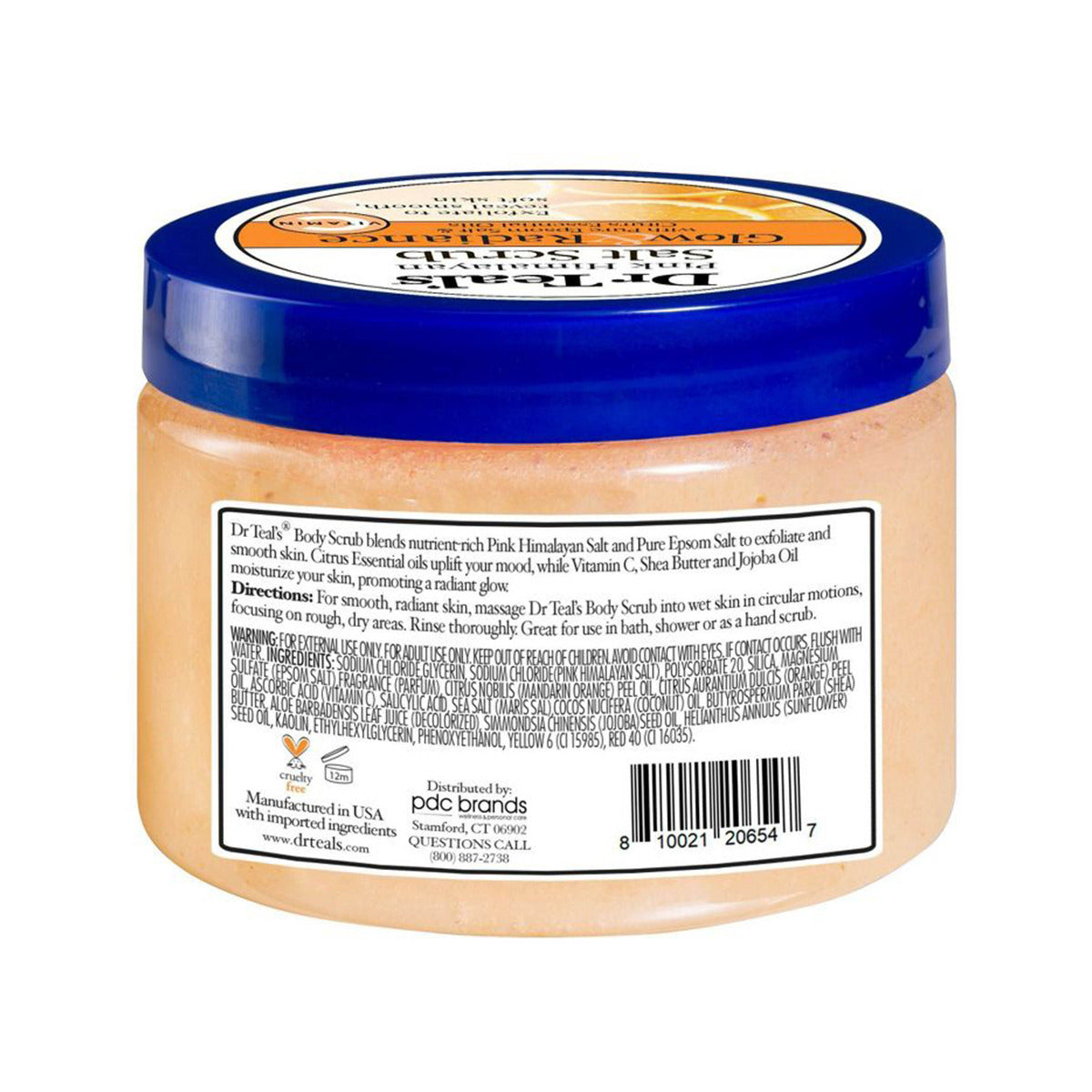 Dr Teals Epsom Salt Body Scrub Vitamin C 454g Dr Teal's Yallatoys