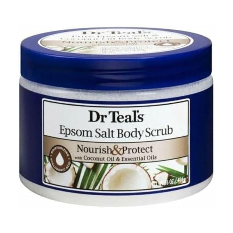 Dr Teals Epsom Salt Body Scrub Coconut Oil 454g Dr Teal's Yallatoys
