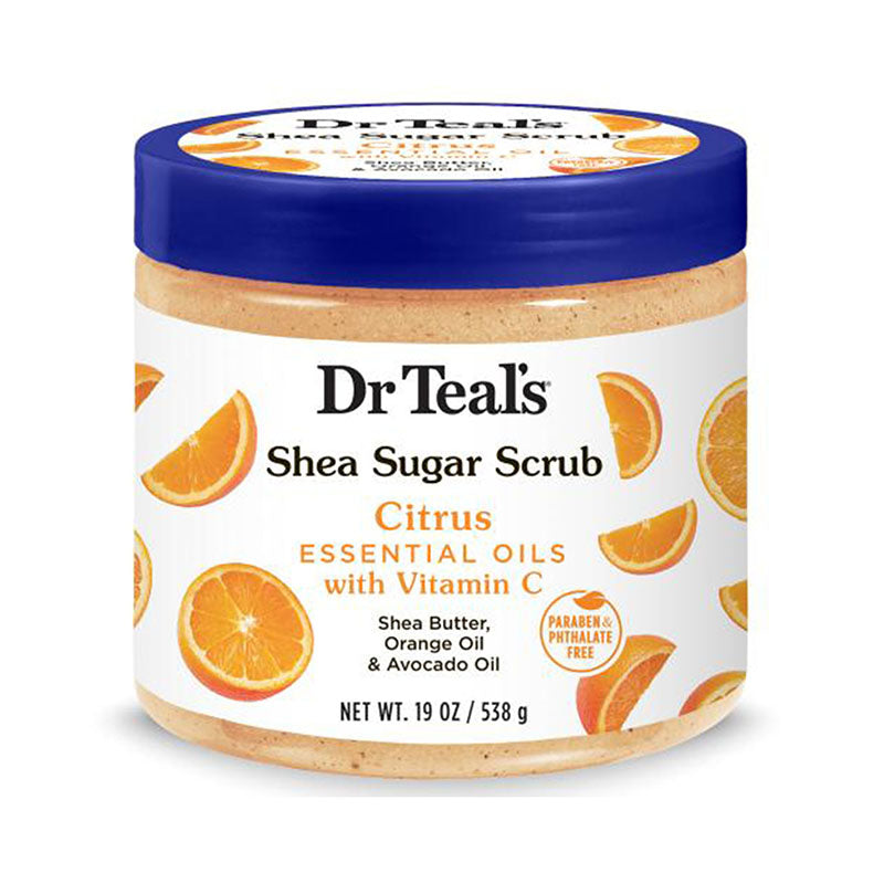 Dr Teals Citrus Shea Sugar Scrub 538g Dr Teal's Yallatoys