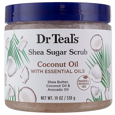 Dr Teals Shea Sugar Scrub Coconut Oil 538g Dr Teal's Yallatoys