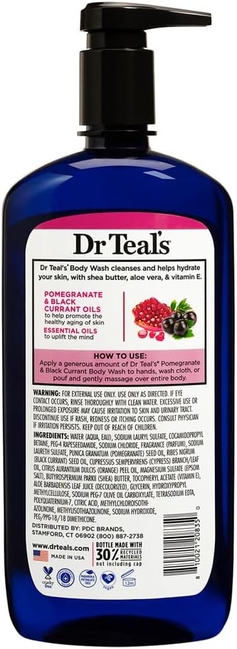 Dr Teals Pomegranate & Black Currant Body Wash 710ml Dr Teal's Yallatoys
