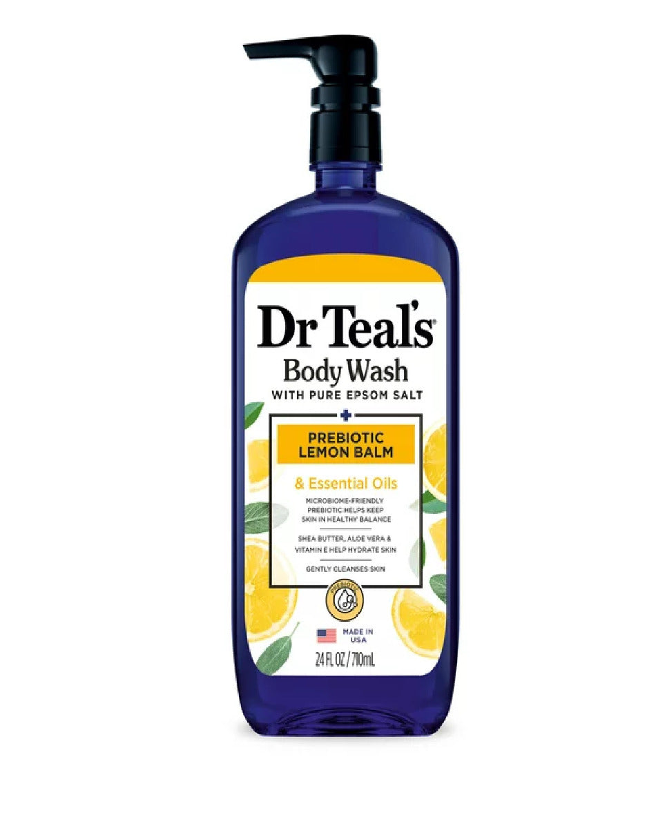 Dr Teals Prebiotic Lemon Balm & Sage Body Wash 710ml Dr Teal's Yallatoys