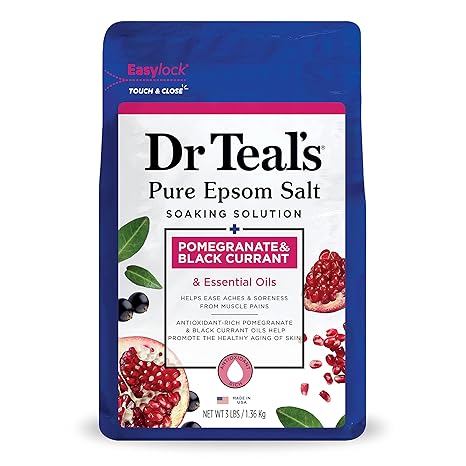 Dr Teals Epsom Salt Pomegranate And Black Currant 1.36kg Dr Teal's Yallatoys