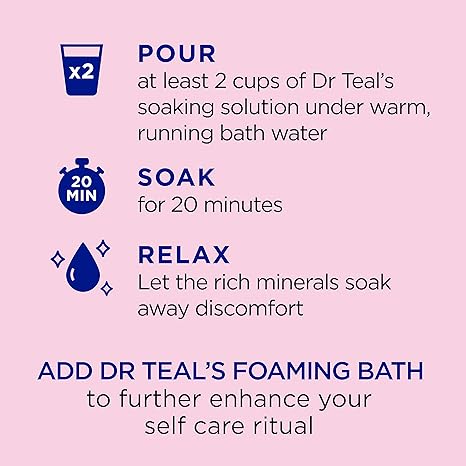 Dr Teals Epsom Salt Pomegranate And Black Currant 1.36kg Dr Teal's Yallatoys
