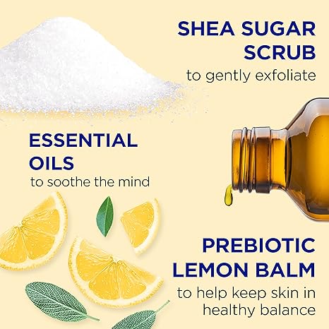 Dr Teals Prebiotic Lemon Balm Sage Sugar Scrub 538g Dr Teal's Yallatoys