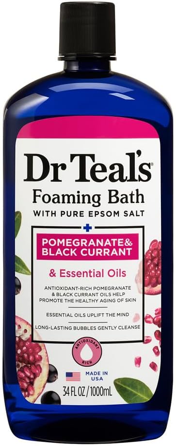 Dr Teals Pomegranate & Black Currant Foaming Bath 1000ml Dr Teal's Yallatoys