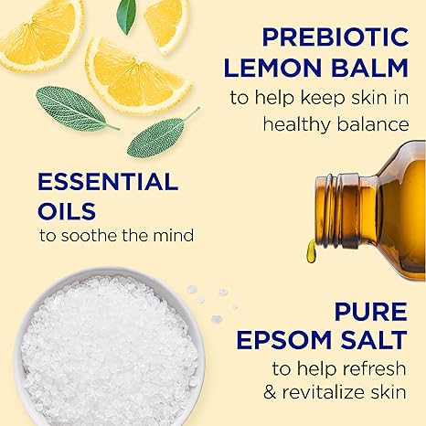 Dr Teals Prebiotic Lemon Balm & Sage Foaming Bath 1000ml Dr Teal's Yallatoys