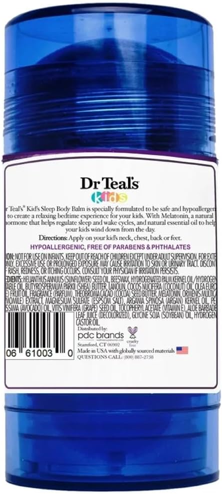 Dr Teals Kids Sleep Melatonin Body Balm 75g Dr Teal's Yallatoys