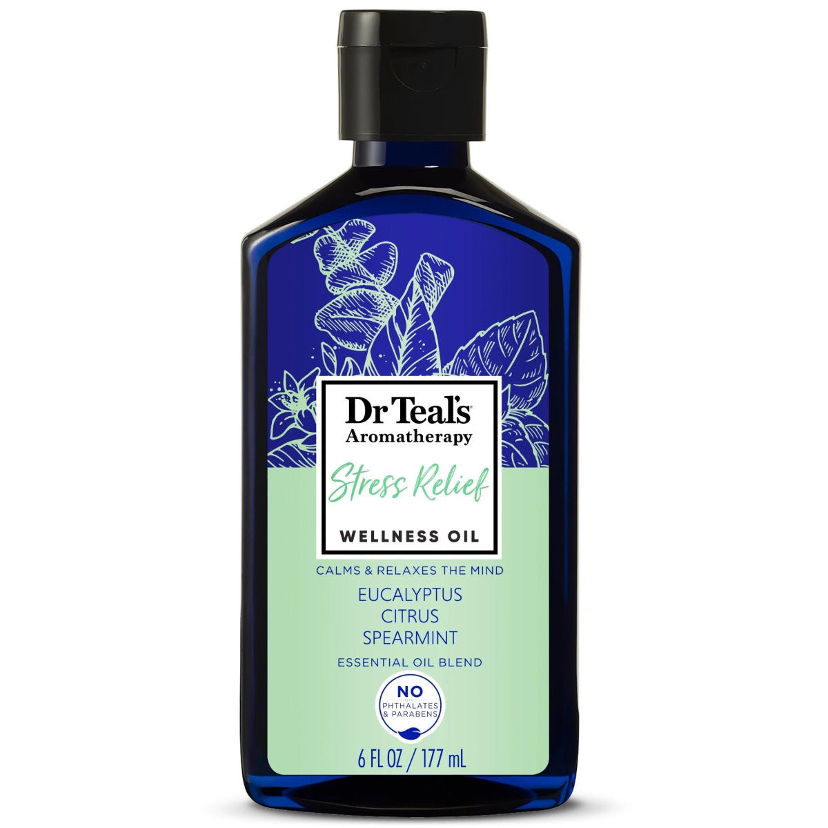Dr Teals Aromatherapy Stress Relief Massage Oil 177ml Dr Teal's Yallatoys