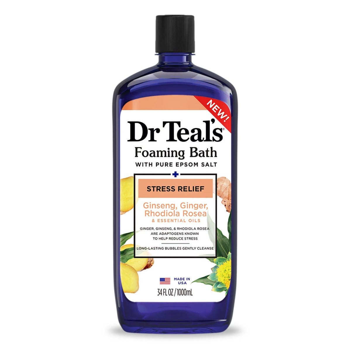 Dr Teals Stress Relief Foaming Bath 1000ml Dr Teal's Yallatoys