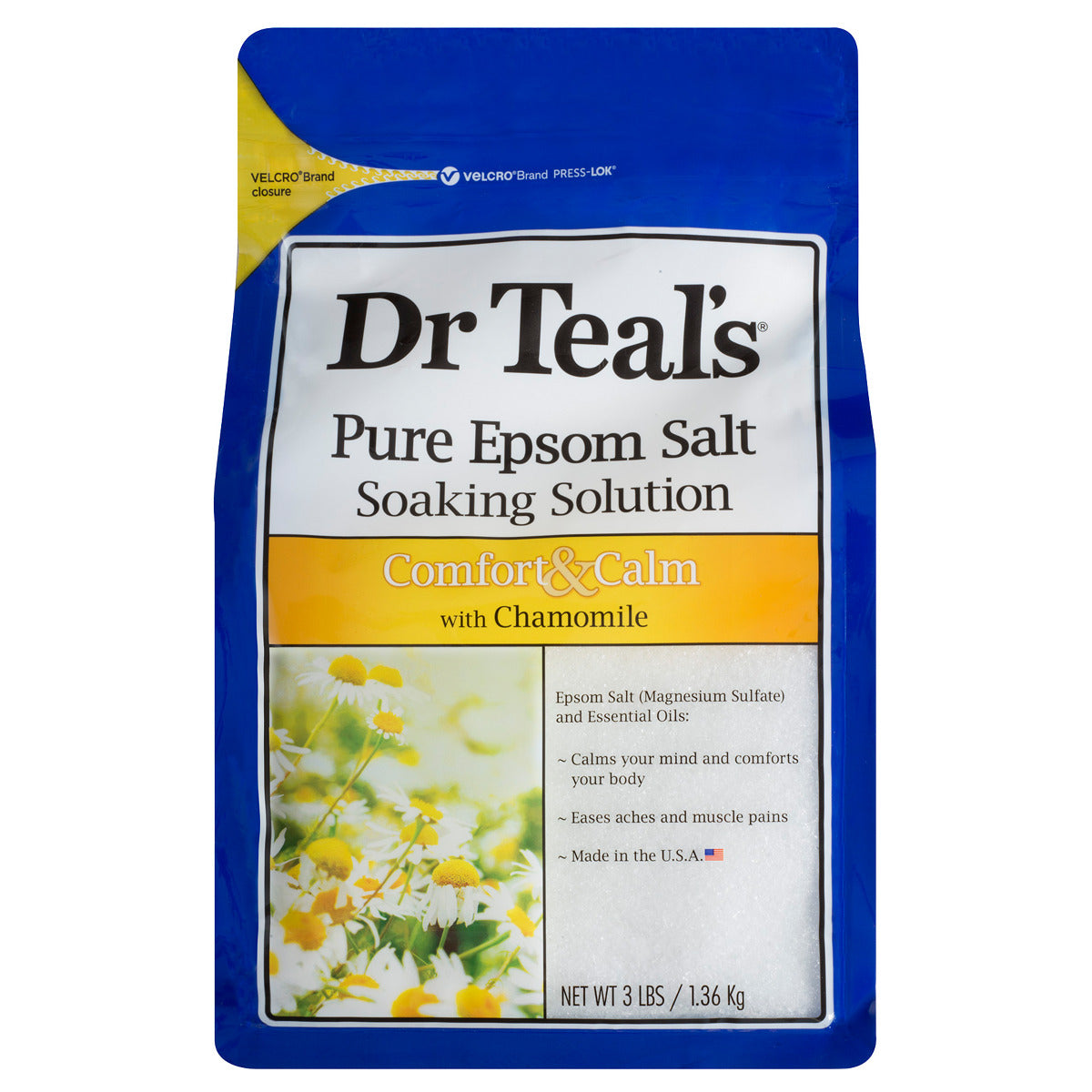 Dr Teals Epsom Salt Soaking Solution Chamomile 1.36kg Dr Teal's Yallatoys
