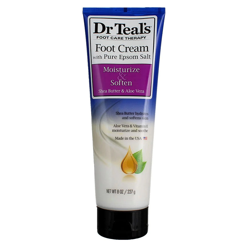 Dr Teals Foot Cream With Shea Butter & Aloe Vera & Vitamin E For Women 227g Dr Teal's Yallatoys