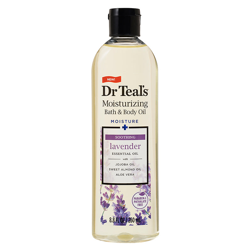 Dr Teals Lavender Massage Bath Oil 260ml Dr Teal's Yallatoys