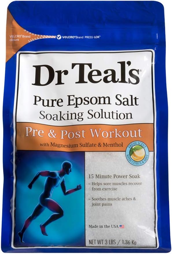 Dr Teals Epsom Salts Pre & Post Workout 1.36kg Dr Teal's Yallatoys