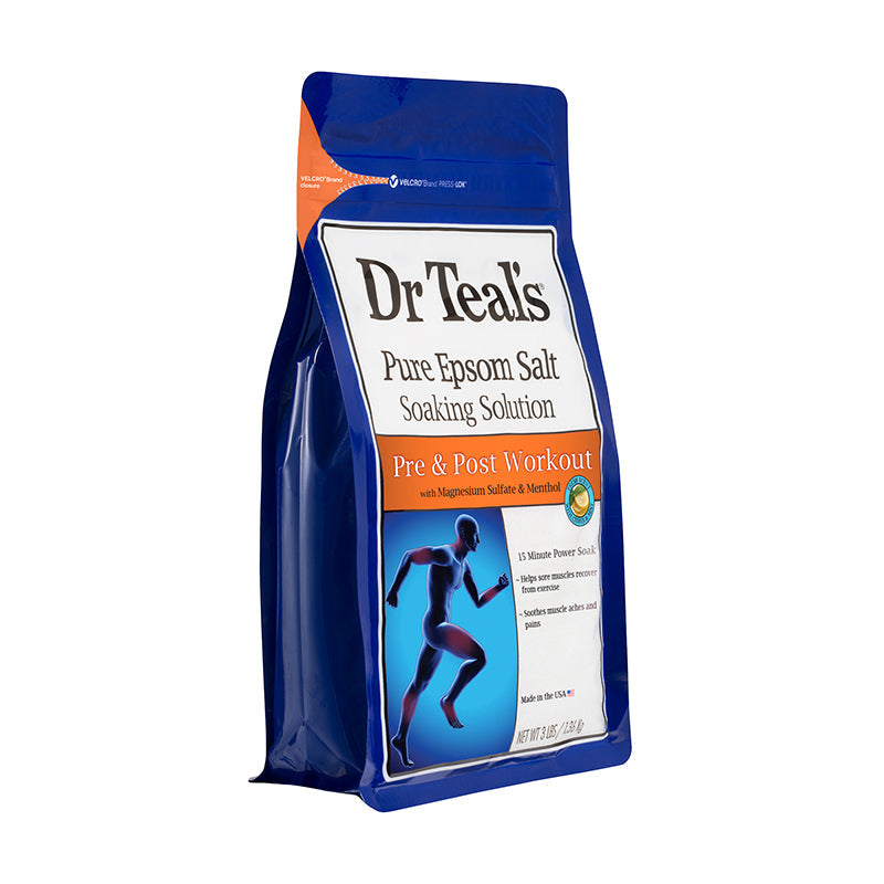 Dr Teals Epsom Salts Pre & Post Workout 1.36kg Dr Teal's Yallatoys