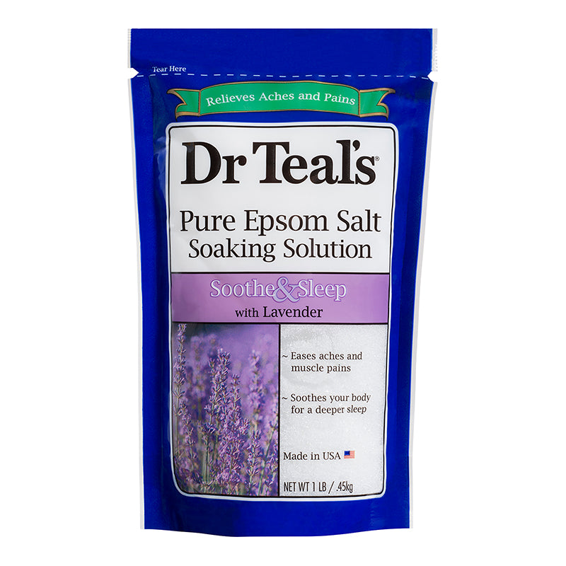 Dr Teals Soothe & Sleep Pure Epsom Salt Soaking Solution With Lavender 450g Dr Teal's Yallatoys