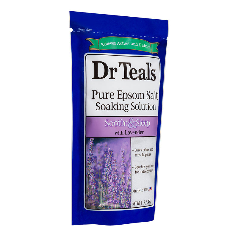 Dr Teals Soothe & Sleep Pure Epsom Salt Soaking Solution With Lavender 450g Dr Teal's Yallatoys